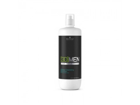 Schwarzkopf 3D Mension efektyviai valantis šampūnas vyrams, 1000 ml